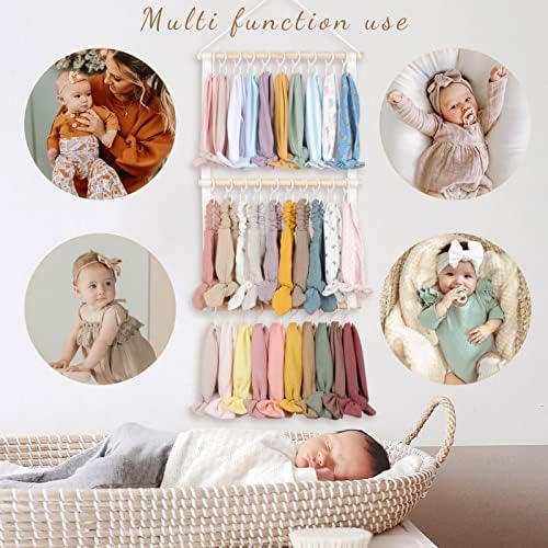 POVETIRE Headband Holder Bow Organizer for Girls, Baby Head Bands Storage - Image 5