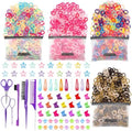 Ooosonlu 876 PCS Girls Elastic Hair Ties Set Hair Elastics for Kids by Ooosonlu