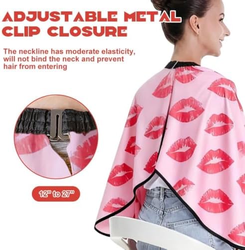 Hair Cutting Cape for Adults – Salon Cape for Women Large Hair Capes, Reusable Barber Capes for Home Salon Use Barber - Image 6
