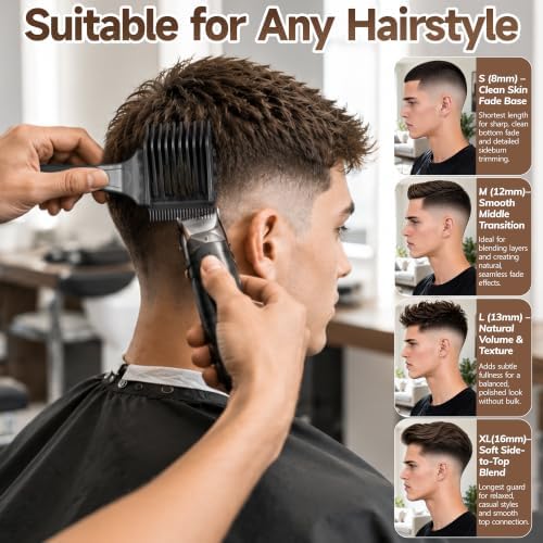 4-in-1 Detachable Fade Comb Set - Image 5