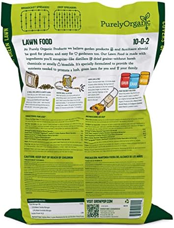 Purely Organic Products Lawn Food 10-0-2, 15 LB (Covers 3,000 Square Feet) - Image 5