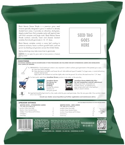 Jonathan Green Black Beauty Dense Shade Grass Seed - 7 lb - Image 2