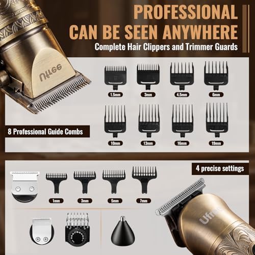 Ufree Hair Clippers for Men, Beard Trimmer, Foil Shaver 3-in-1 Grooming Kit - Image 5