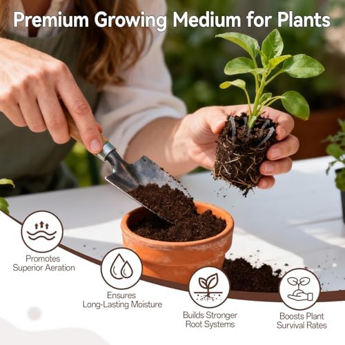 Halatool 55 Pcs 30mm Compressed Coco Coir Pellets, Seed Starter Soil - Image 3
