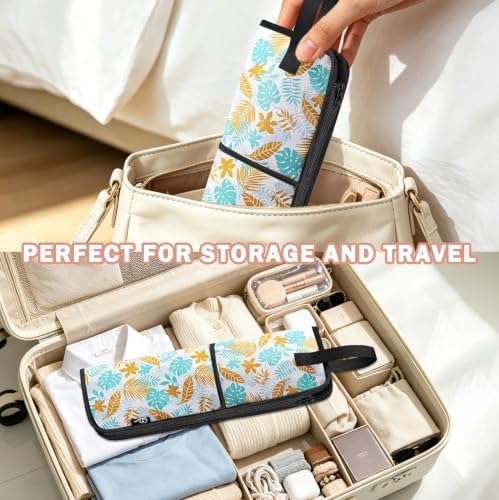 WK IEASON Curling Iron Travel Case Heat Resistant Hair Tools Travel Bag - Image 6