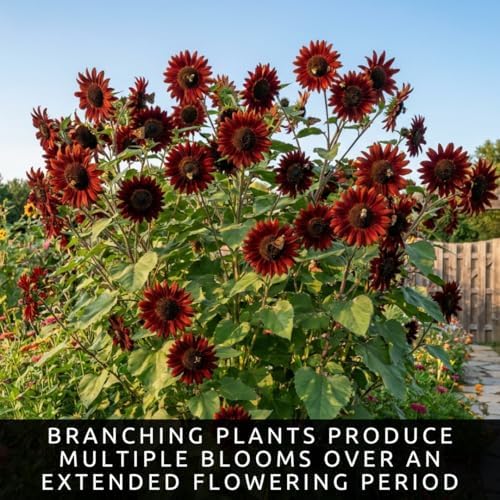 100 American Beauty Sunflower Seeds | Red Sunflowers for Planting - Image 3