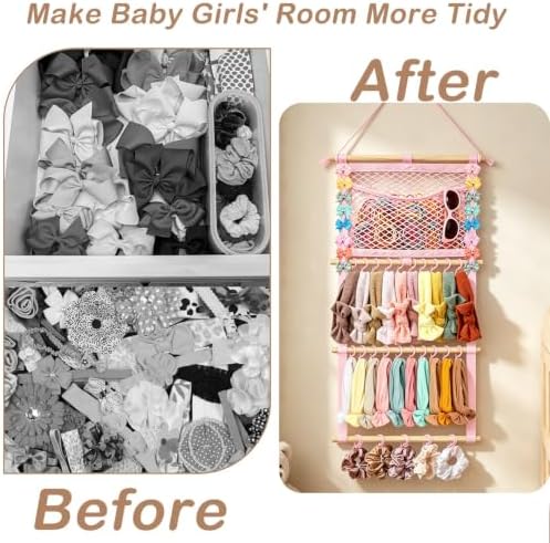 kangaroo Headband Holder Hair Bows Organizer for Baby Girls Nursery Decor - Image 4