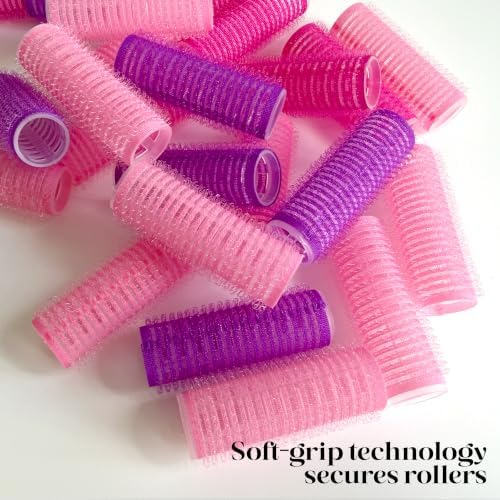 Lanzhire 24Pcs Self-Grip Small Hair Rollers Set for Short Hair,20mm (3/4”） - Image 7