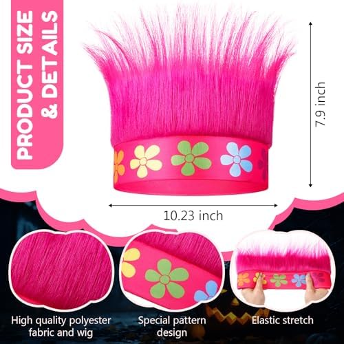 Crazy Wig Hairy Headband Hat - Image 2