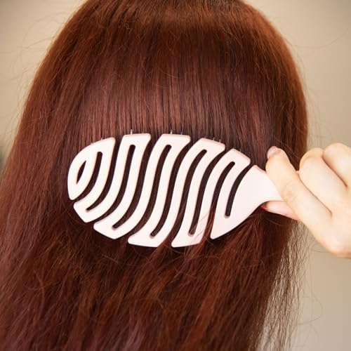 FRAMAR Vented Pink Hair Brush For Women, Flex Brush With Bendable Frame - Image 3
