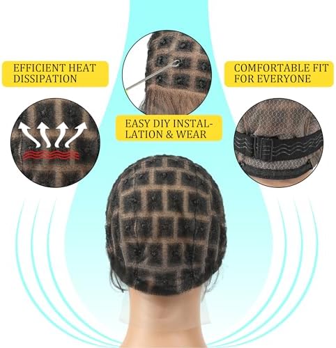 Braided Wig Cap with Baby Hair for Crochet Braids - Glueless Double Full HD Lace Wig Cap for Black Women (107-Sections) - Image 5