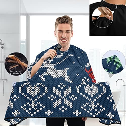 Barber Capes Polyester Hair Cutting Salon Cape with Snaps Beard Bib Hairdresser Gown Stylist Cape For Men Women - Image 3