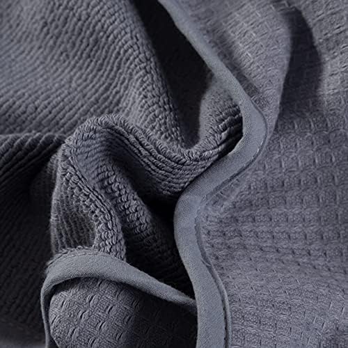 100% Turkish Cotton Hair Towel Wrap for Women,Non Microfiber,400-GSM(Grams per Square Metre),AntiFrizz,Hair Plop Waffle Towels for Curly,Long&Thick Hairs,Turban Head Wrap,1Pack10x26inc - Image 5