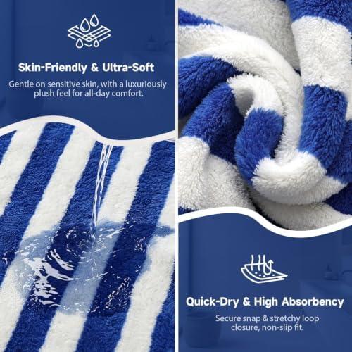 Oversized Bath Towel Wrap for Women with Plus Size Hair Dry Towel Set - Image 3