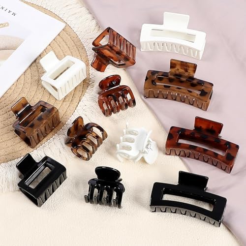 SMKSL 12 Pcs Hair Claw Clips for Women & Girls 3 Styles Hair Accessories - Image 7