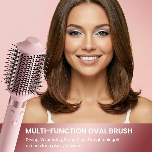 MESCOMB 5-in-1 Dual Voltage Hair Dryer Brush for Travel with Storage Bag - Image 4