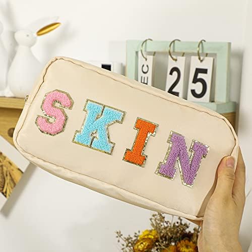 DYSHAYEN Small Cosmetic Bag, Beige Skin - Image 6