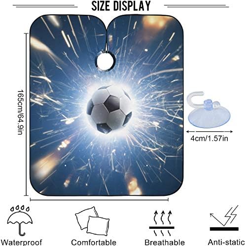 visesunny Professional Barber Cape Polyester Hair Cutting Salon Cape Apron Anti-Static Beard Bib - Image 7
