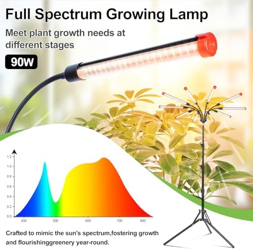 Grow Light with Stand for Tall and Large Indoor Plants - Image 2