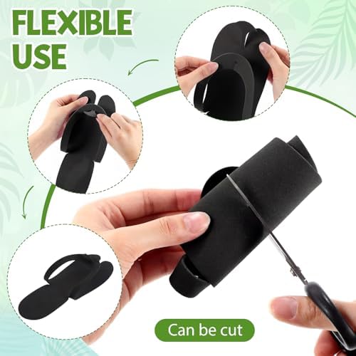 JaGely 100 Pair Disposable Pedicure Slippers Bulk Multicolor Flip Flop for Pedicure Anti Slip EVA Foam Spa Slipper Sandal Disposable Shoe Kit for Women Nail Bath Salon Party Supplies - Image 4