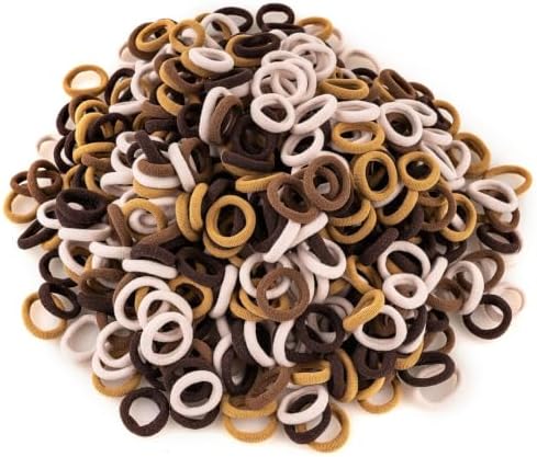 TVINLIK 400 PCS Baby Hair Ties – No Damage Elastic Ponytail Holders by Unknown