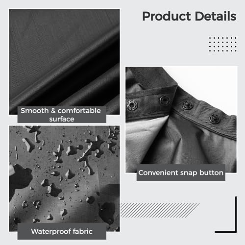 12 PCS Barber Cape, Waterproof Shampoo Capes With Snaps Buttons Closure, Large Hair Cutting Salon Cape Barber (57 x 47 Inch (As shown, 12 PCS) - Image 4