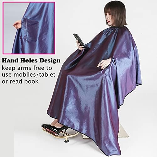 XDONEF Hair Cutting Cape Salon Capes for Clients with Hand Holes Waterproof Capes for Hair Stylist Hair Cut Dye Cape - Image 3