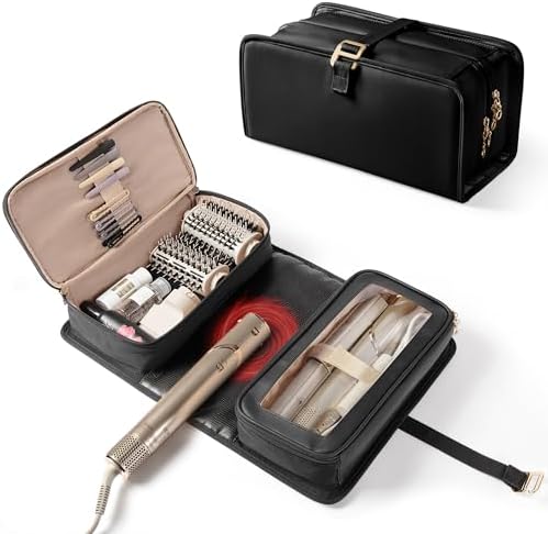 Marscamd Hair Tools Travel Bag with Heat Resistant Mat, Hair Tool Organizer by Marscamd