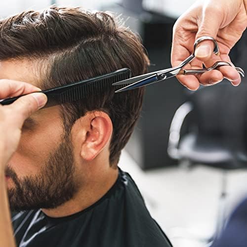 Hair Cutting Scissors Thinning Shears Kit, 6.5 inch Professional Haircut Scissors for Beard Trimming Shaping with Comb Case, Hairdressing Shears Set - Image 6