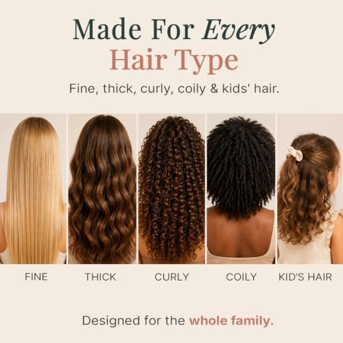 Detangler Bristle Bamboo Hair Brush - For Women, Men, and Kids, Versatile for Wet or Dry Hair, Use With Hair Products - Image 5