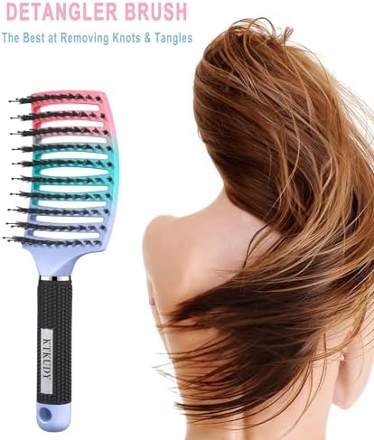 Detangling Brush for Women & Kids, Wet & Dry Hair, All Hair Types - Image 4