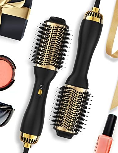 LANDOT Hair Blow Dryer Brush 60mm One-Step Hot Air Styler Blowout Volumizer by LANDOT