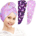 FIOBEE Microfiber Hair Towel Wrap for Kid Girls Rapid Drying Hair Turbans by FIOBEE