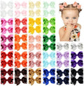 YHXX YLEN 50PCS 3Inch Hair Bows for Girls Grosgrain Ribbon Toddler Bows by YHXXYLEN