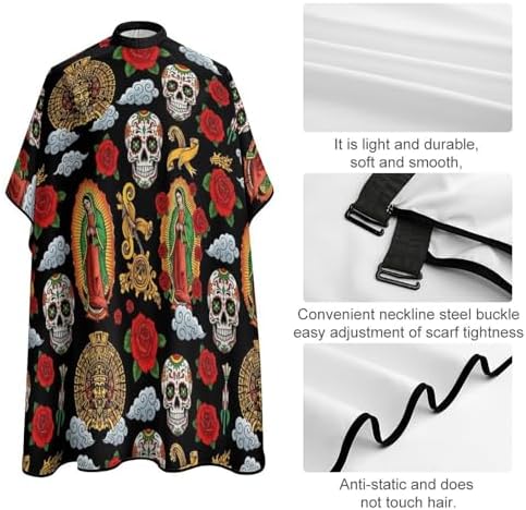 Women Barber Hairdressing Cape Adjustable Salon Cape Apron for Makeup Artist Beautician - Image 4