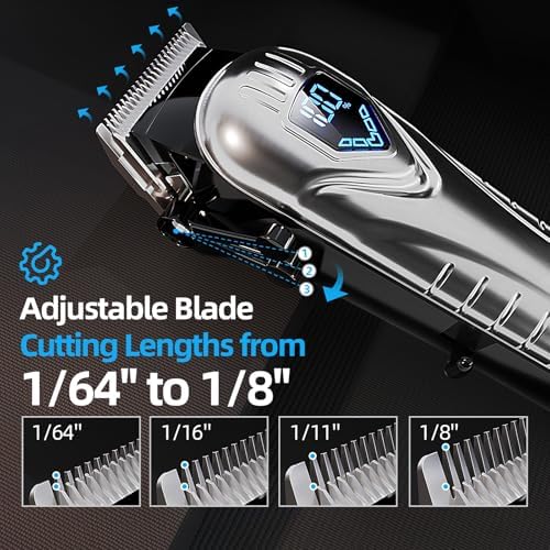Chicclly Low Noise Hair Clippers for Men & Women with 10 Color Guide Combs - Image 5