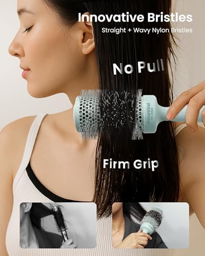 AIMIKE NaturaVol Large Round Brush for Blow Out, Blow Drying for Smoothness - Image 5