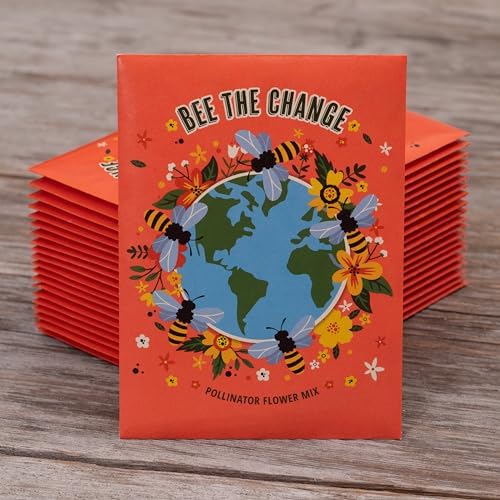 Bentley Earth Day 2025 Bee The Change - Pollinator Flower Mix Seed Packets (25 Packets) - Image 6