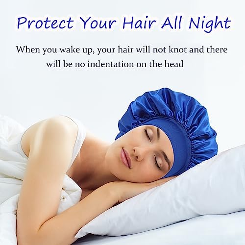 Satin Bonnet Silk Hair Bonnet for Sleeping, Bonnets for Women - Image 5