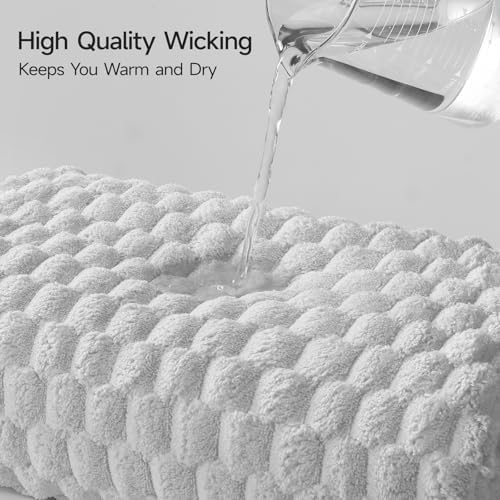 REDKISS 4 Pack Gray Bath Towels for Bathroom, Ultra Soft, 27"x55" - Image 6