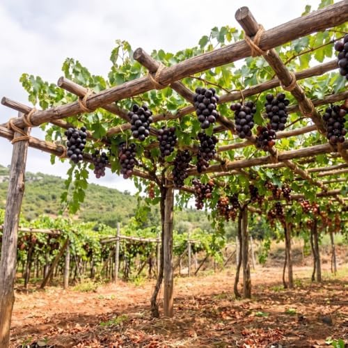 Purple Black Muscadine Grape Vine Plant, 8–12 Inch Live Plant, 2 Inch Plug - Image 6