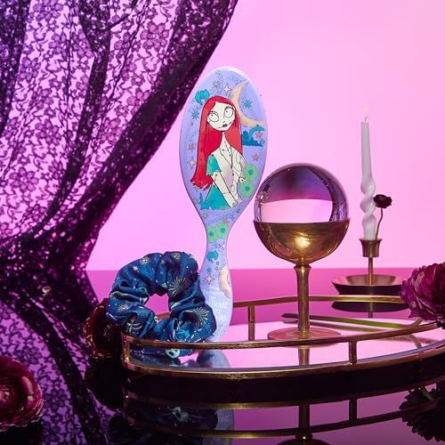 Wet Brush Detangle & Style Duo Kit, Sally (Nightmare Before Christmas) - Ultra-Soft IntelliFlex Bristles - Detangling Brush Glides Through Tangles For Wet & Dry Hair, 1 Hair Brush & 1 Coil Scrunchie - Image 2