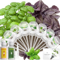 LYKOCLEAN Herb Seed Pod Kit Compatible with AeroGarden Hydroponics Growing System, Complete Indoor Gardening Supply (Basil, 8-pods) by LYKO