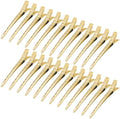 Bantoye 24 Packs Duck Bill Clips 3.35 Inch Metal Alligator Clip, Matte Gold by AiPretty