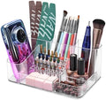 CGBE Acrylic Nail Drill Holder, 28 Holes Transparent Nail Desk Organizer by CGBE