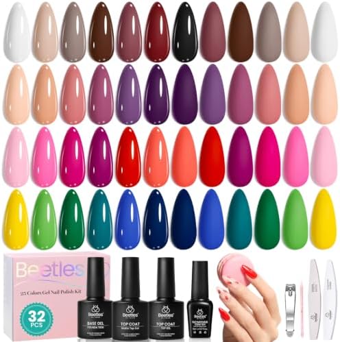 Beetles Fall Gel Polish Kit, Chic Outfits Collection, 25 Colors by beetlesGelPolish