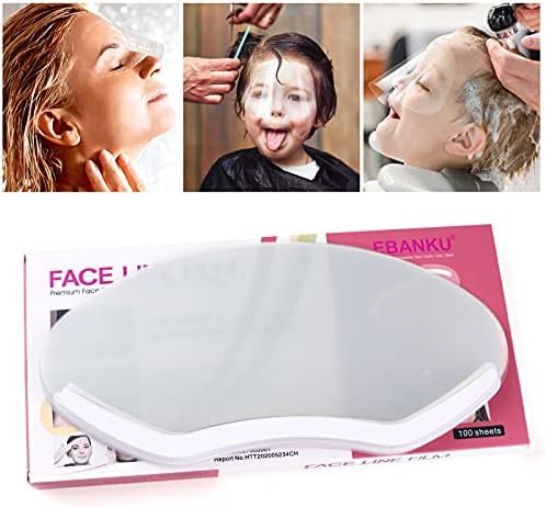 EBANKU Shower Face Shield Eyebrow Eyelash Shield Visors 100 PCS Waterproof by EBANKU