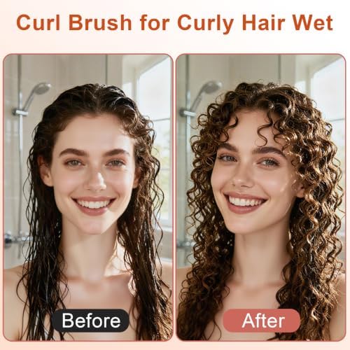 Curly Hair Brush, Curl Brush For Wet & Dry Hair,Curl Defining For Women&Men - Image 4