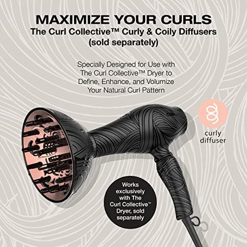 Conair Hair Dryer Diffuser Attachment, Curl Collective, Curly - Image 5