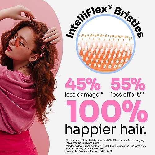 Wet Brush Go Green Coconut Oil Infused Detangling Hair Brush - Pain-Free Ultra-Soft Detangler Bristles Glide Through Tangles with Ease - Protects Against Split Ends (Pack of 2) - Image 3